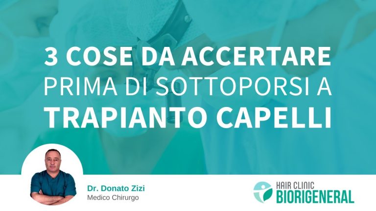 Corso per trapianto di capelli
